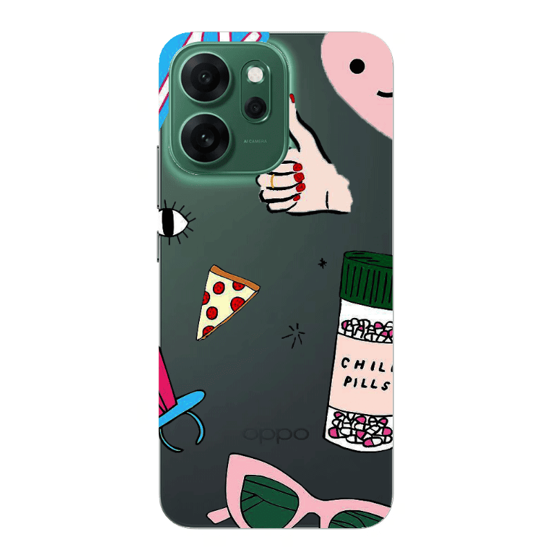 Oppo 14 F Chill Transparent Silicone TPU Θήκη